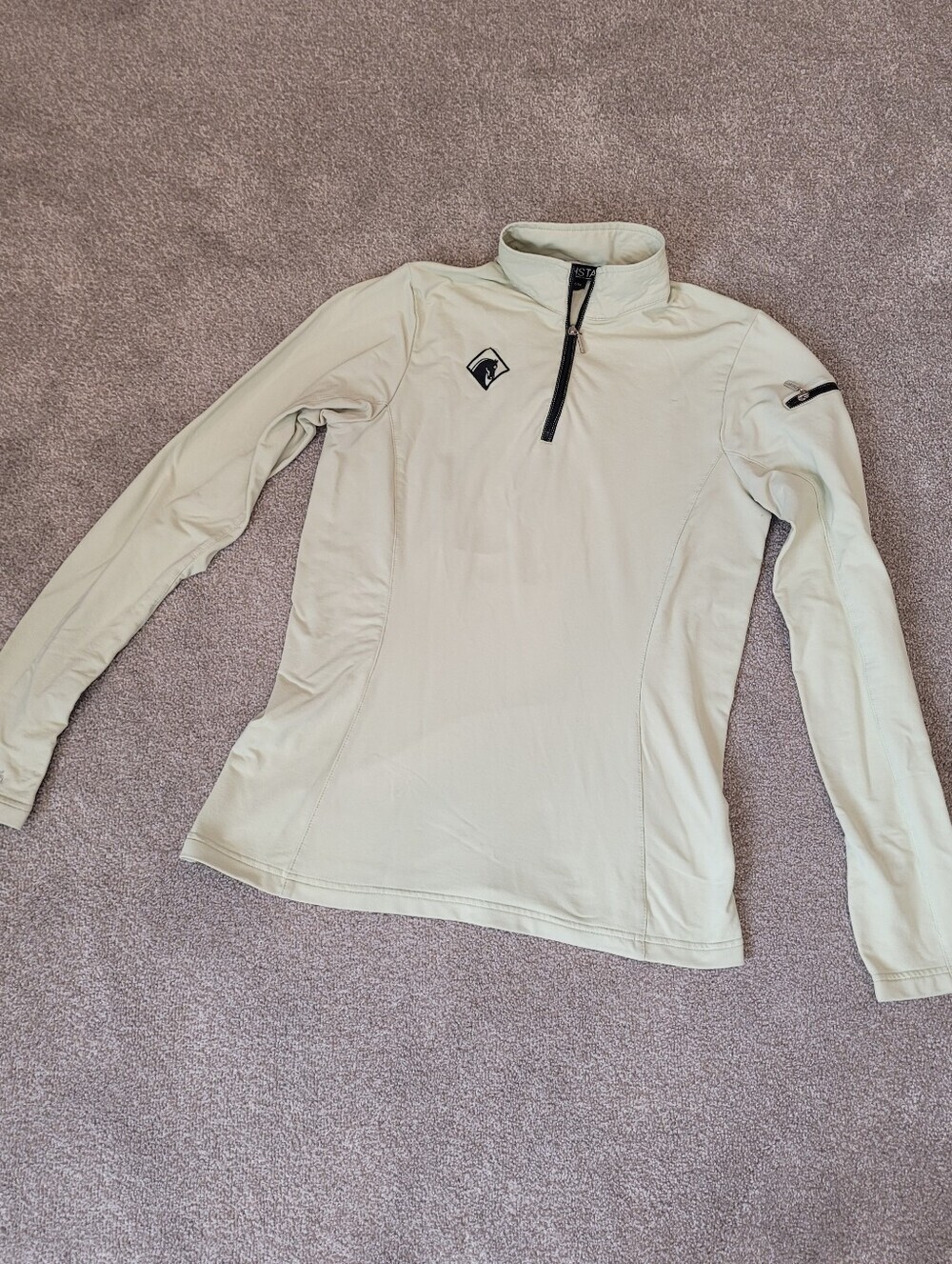 Arista Equestrain Womens Lime Green Horae Riding Top Size Medium